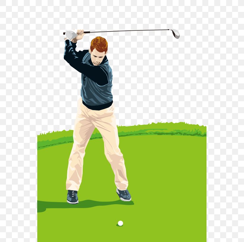 Golf Ball Euclidean Vector Sport, PNG, 569x813px, Golf, Arm, Ball, Ball Game, Baseball Equipment Download Free