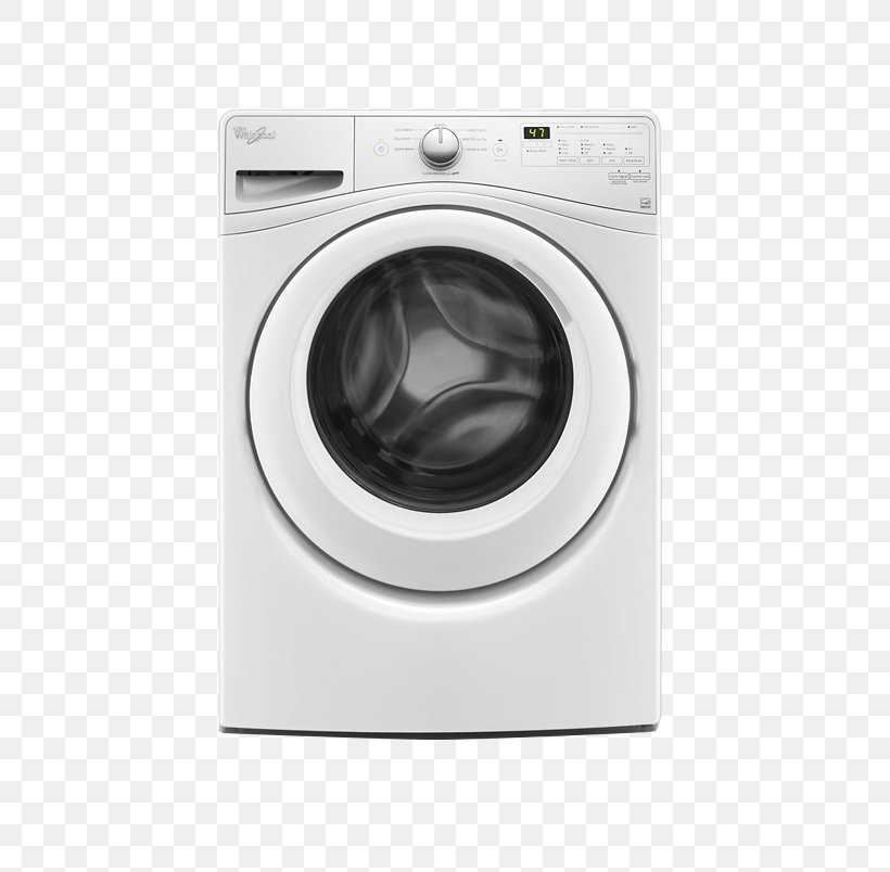 Washing Machines Whirlpool Corporation Whirlpool WFW75HEF Energy Star, PNG, 519x804px, Washing Machines, Cleaning, Clothes Dryer, Cubic Foot, Detergent Download Free