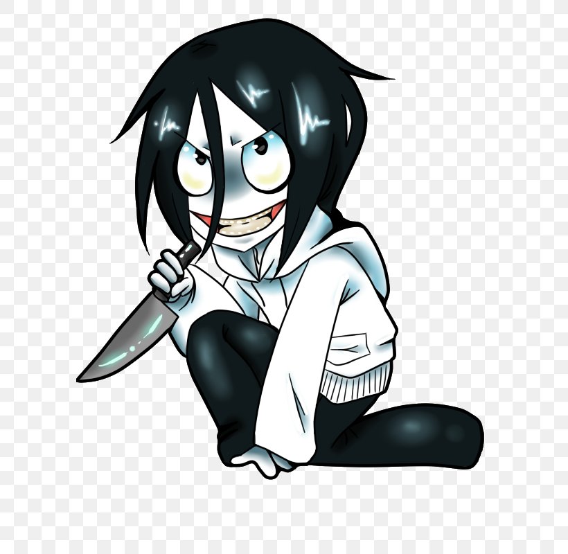 DeviantArt Illustration Jeff The Killer Black Hair, PNG, 600x800px, Watercolor, Cartoon, Flower, Frame, Heart Download Free