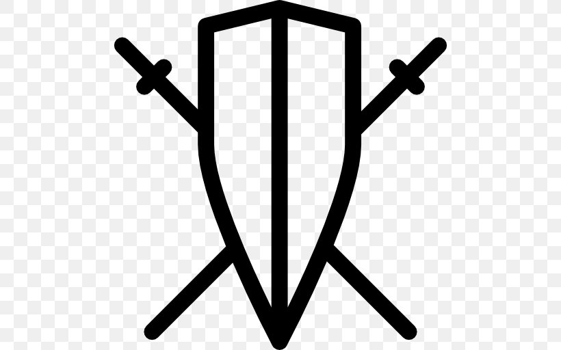 Shield, PNG, 512x512px, Shield, Black And White, Sword, Symbol, Weapon Download Free