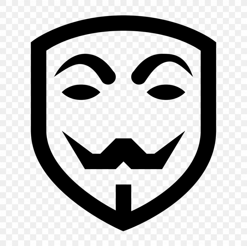 Anonymous Download, PNG, 1600x1600px, Anonymous, Black And White, Display Resolution, Face, Head Download Free