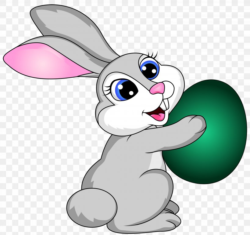 Easter Bunny Easter Egg Clip Art, PNG, 6000x5637px, Watercolor, Cartoon, Flower, Frame, Heart Download Free
