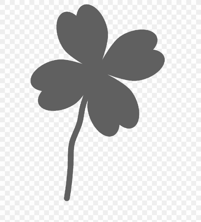 Four-leaf Clover Luck, PNG, 903x1000px, Fourleaf Clover, Black And White, Clover, Flower, Leaf Download Free