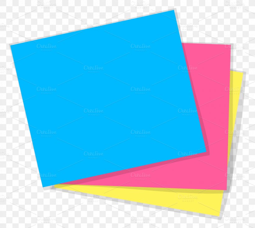 Post-it Note Tracing Paper, PNG, 1000x897px, Postit Note, Area, Art Paper, Blue, Brand Download Free