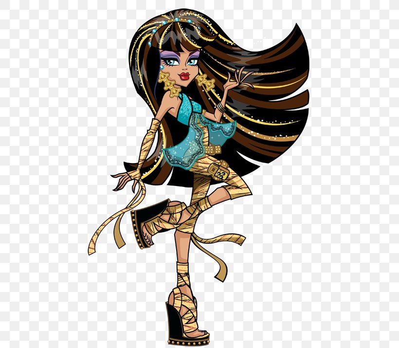 Monster High Cleo De Nile Ghoul YouTube, PNG, 469x715px, Monster High, Art, Barbie, Costume Design, Doll Download Free