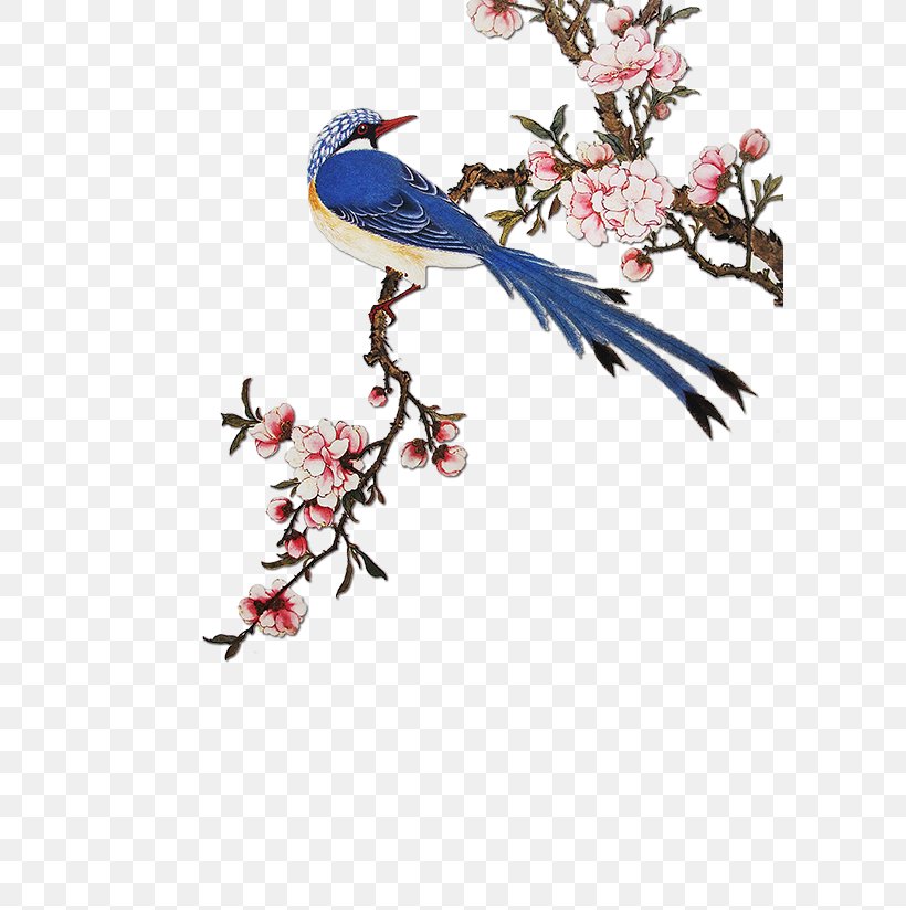 China Bird-and-flower Painting Bird-and-flower Painting Bird-and-flower Painting, PNG, 598x824px, China, Art, Bird, Birdandflower Painting, Branch Download Free