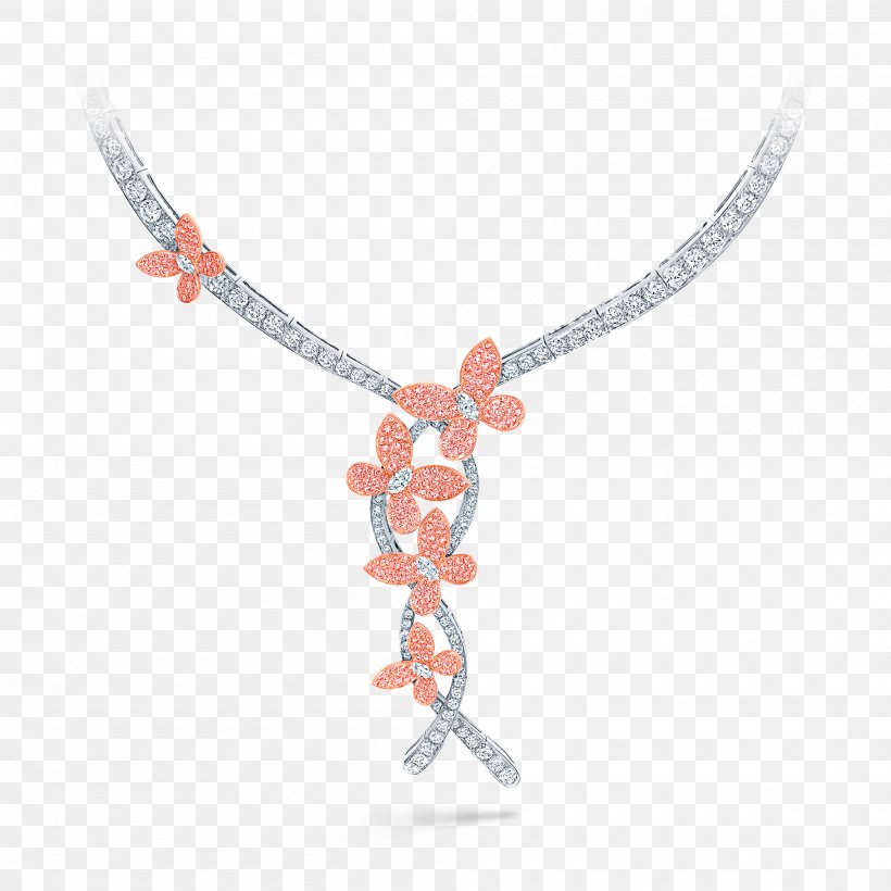 Necklace Earring Charms & Pendants Graff Pink Graff Diamonds, PNG, 2000x2000px, Necklace, Body Jewelry, Brooch, Chain, Charms Pendants Download Free