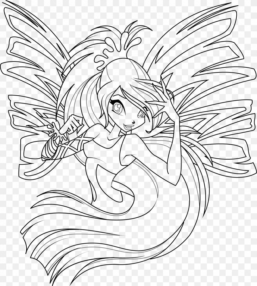 Bloom Stella Colouring Pages Tecna Coloring Book, PNG, 1643x1828px, Watercolor, Cartoon, Flower, Frame, Heart Download Free