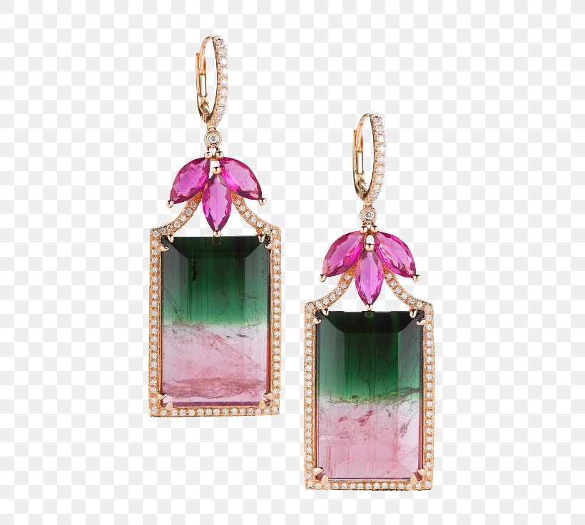 Earring Jewellery Tourmaline Diamond, PNG, 460x736px, Earring, Amethyst, Birthstone, Carat, Colored Gold Download Free