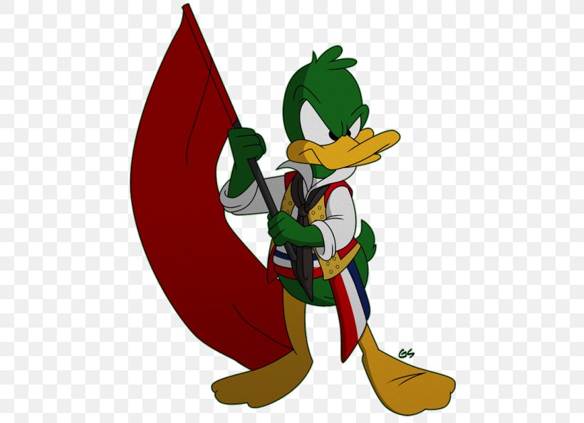 Plucky Duck Commission Art, PNG, 500x594px, Plucky Duck, Art, Bird, Cartoon, Christmas Download Free