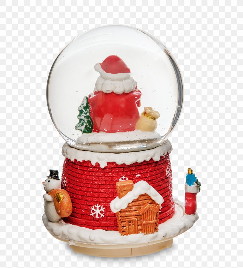 Christmas Santa Claus, PNG, 1000x1100px, Snow Globes, Ball, Cake, Cake Decorating, Chimney Download Free