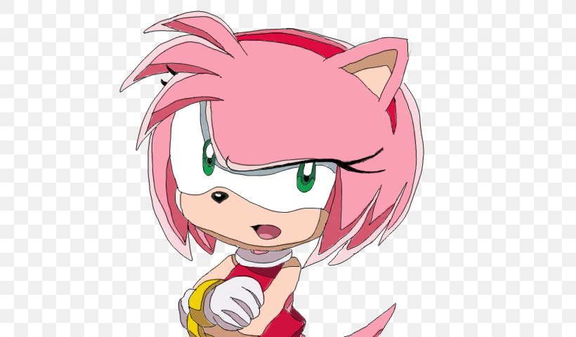 Sonic & Knuckles Amy Rose Rouge The Bat Tails Knuckles The Echidna, PNG, 640x480px, Watercolor, Cartoon, Flower, Frame, Heart Download Free