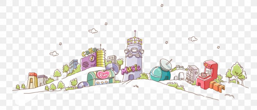 Cartoon Architecture City Illustration, PNG, 1200x517px, Cartoon, Architecture, Art, Brand, City Download Free