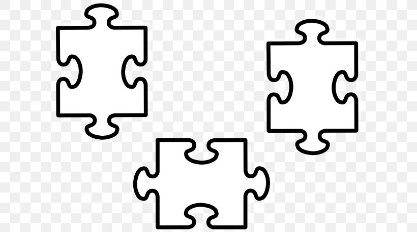 Jigsaw Puzzles Coloring Book Clip Art, PNG, 600x458px, Jigsaw Puzzles, Area, Black And White, Coloring Book, Document Download Free