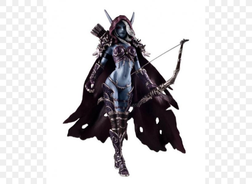 Sylvanas Windrunner World Of Warcraft: Wrath Of The Lich King Heroes Of The Storm Action & Toy Figures, PNG, 600x600px, Sylvanas Windrunner, Action Figure, Action Toy Figures, Collectable, Figurine Download Free