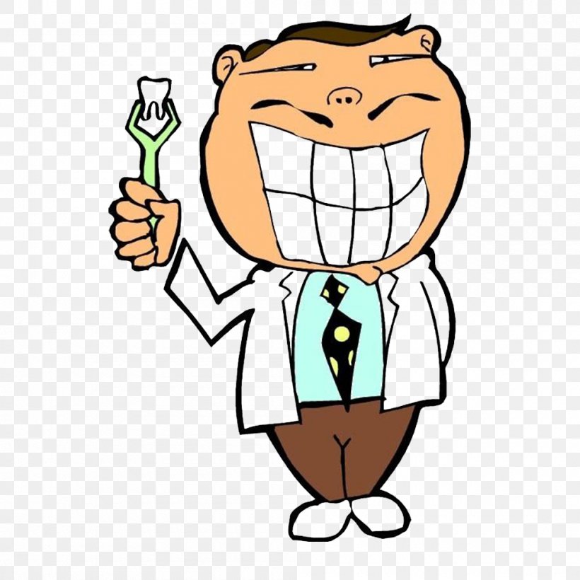 Dentistry Tooth Physician, PNG, 1000x1000px, Dentist, Cartoon, Dental Extraction, Dental Implant, Dental Laboratory Download Free