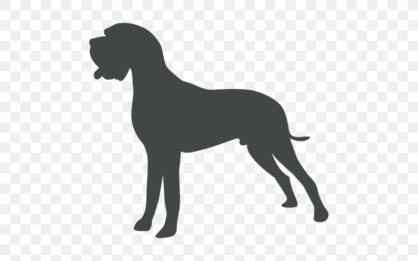 Great Dane Dog Breed Pit Bull Bull Terrier, PNG, 512x512px, Great Dane, Autocad Dxf, Big Cats, Black, Black And White Download Free
