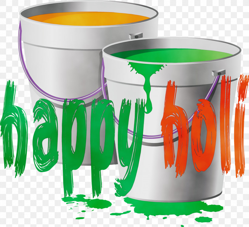Mug Green Drinkware Material Property Font, PNG, 3000x2741px, Holi, Cup, Drinkware, Green, Happy Holi Download Free