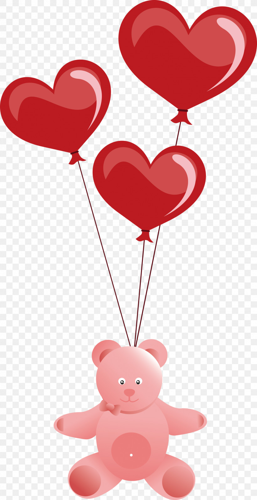 Valentine Heart, PNG, 1544x3000px, Valentine Heart, Balloon, Heart, Love, Pink Download Free