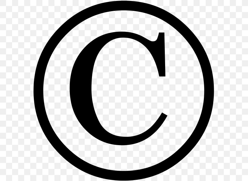 Copyright Symbol Copyright Law Of The United States Fair Use, PNG, 600x600px, Copyright, Area, Black And White, Brand, Copying Download Free