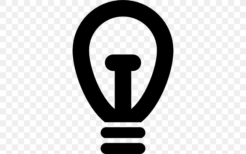 Incandescent Light Bulb Clip Art Symbol, PNG, 512x512px, Light, Black And White, Copyright, Electrical Filament, Gratis Download Free