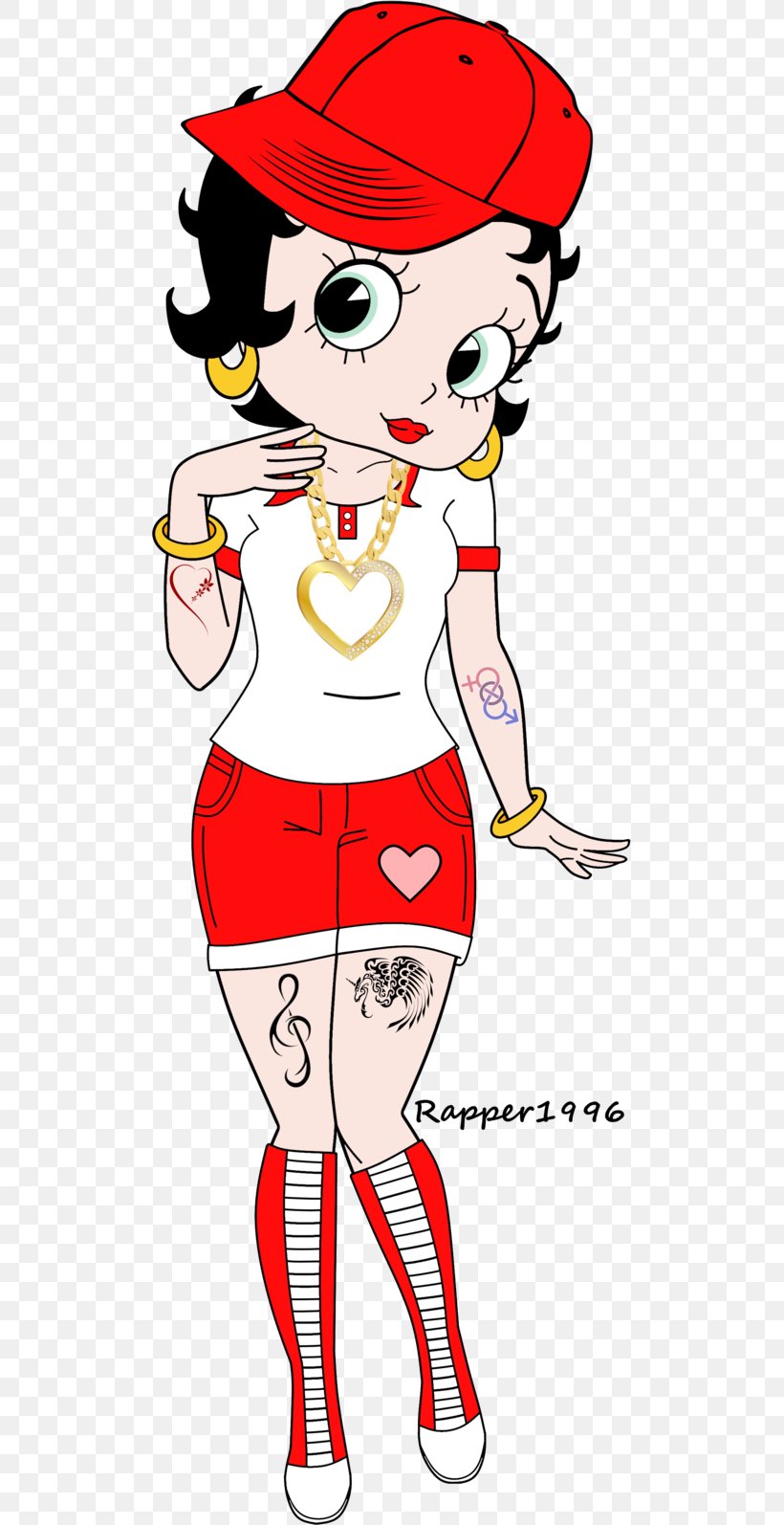Betty Boop Drawing Gangsta Rap, PNG, 501x1594px, Watercolor, Cartoon, Flower, Frame, Heart Download Free