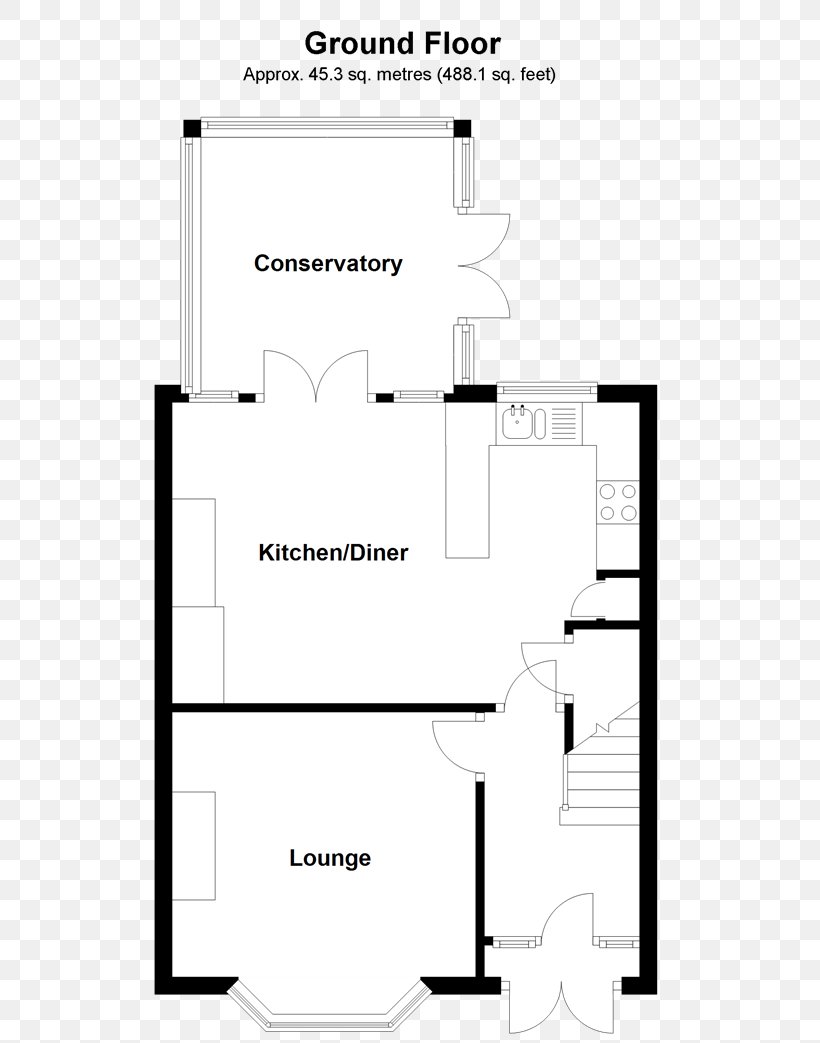 Floor Plan Bedroom House Single-family Detached Home, PNG, 520x1043px, Floor Plan, Area, Bedroom, Black And White, Diagram Download Free