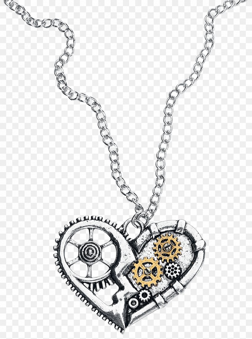 Necklace Jewellery Steampunk Gothic Fashion Goth Subculture, PNG, 892x1200px, Necklace, Body Jewelry, Bracelet, Chain, Charms Pendants Download Free