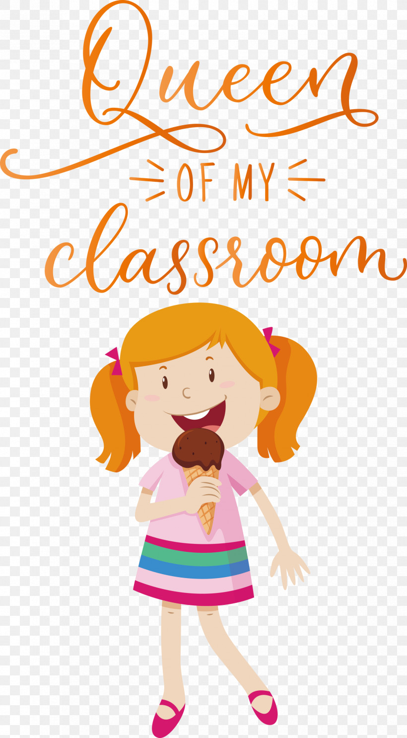 QUEEN OF MY CLASSROOM Classroom School, PNG, 1655x3000px, Classroom, Behavior, Cartoon, Character, Happiness Download Free