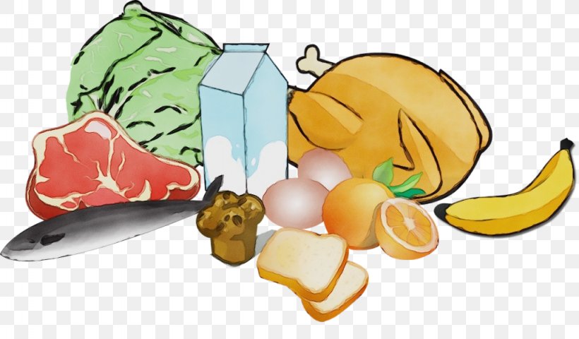 Cartoon Food Group Vegan Nutrition Vegetarian Food Fruit, PNG, 1024x600px, Watercolor, Cartoon, Food Group, Fruit, Paint Download Free