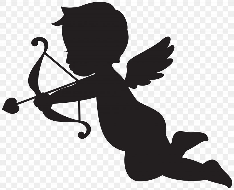 Clip Art Silhouette Vector Graphics Illustration Image, PNG, 8000x6502px, Silhouette, Art, Art Museum, Cupid, Fictional Character Download Free