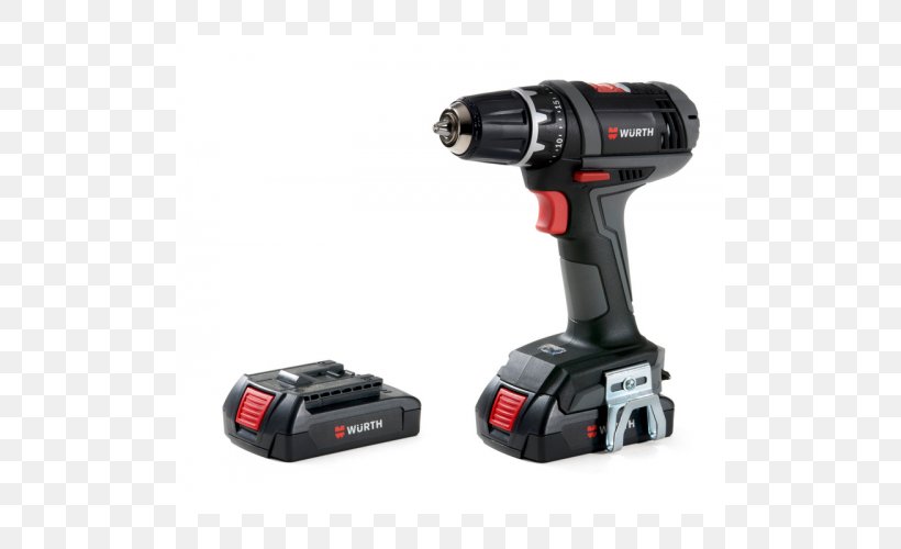 Augers Cordless Tool Würth Impact Driver, PNG, 500x500px, Augers, Cordless, Drill, Electric Battery, Hammer Drill Download Free