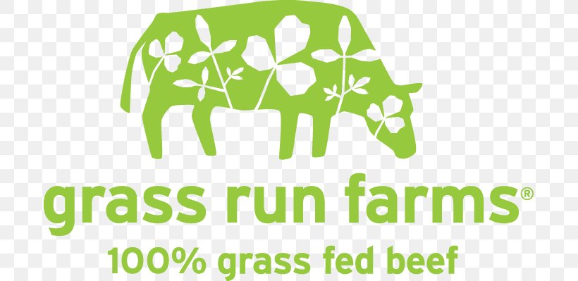 Grass Run Farms Logo Brand Organic Beef Meat, PNG, 695x399px, Grass Run Farms, Area, Beef, Brand, Grass Download Free