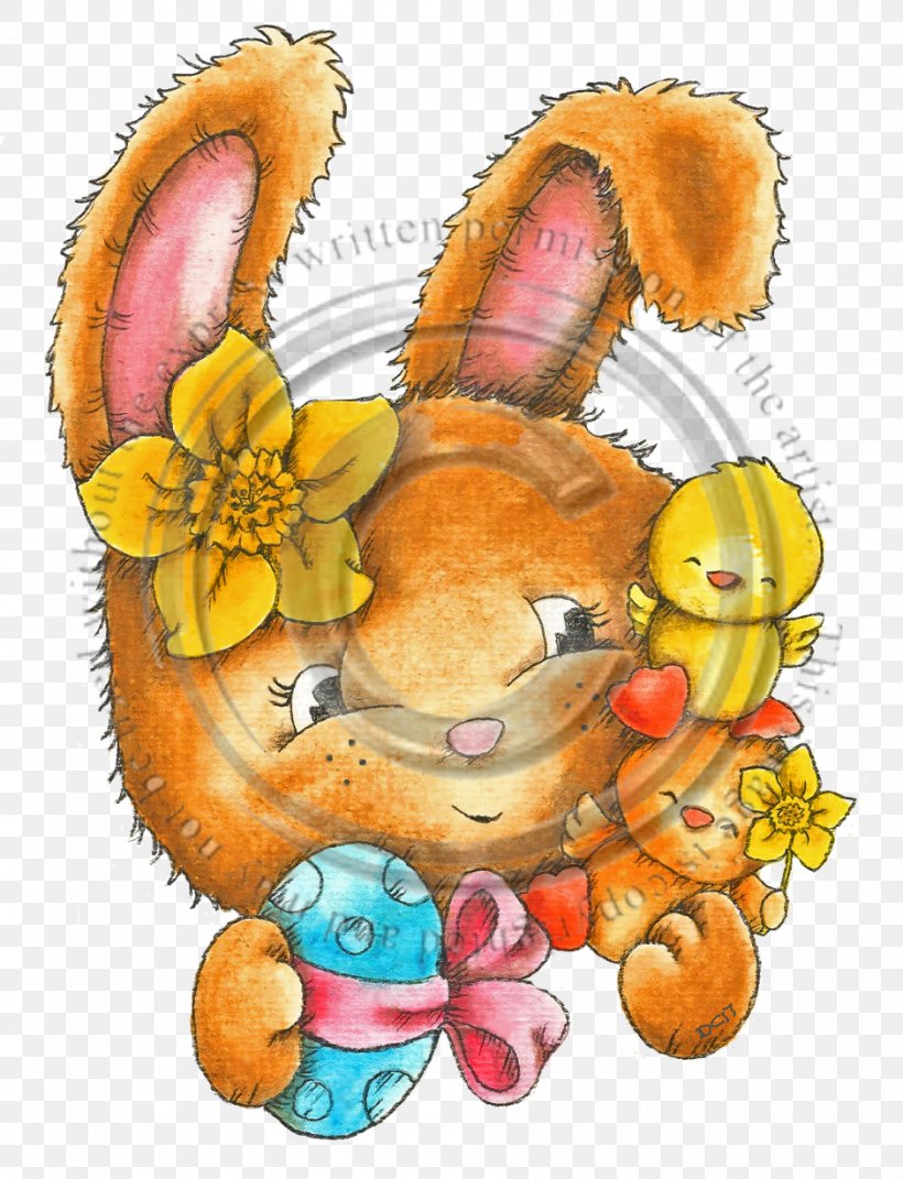 Hare The Easter Bunny Easter Egg Rabbit, PNG, 940x1228px, Watercolor, Cartoon, Flower, Frame, Heart Download Free