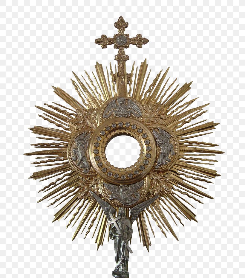 Monstrance Eucharistic Adoration Catholicism Religion, PNG, 700x933px, Monstrance, Adoration, Antique, Blessed Sacrament, Brass Download Free