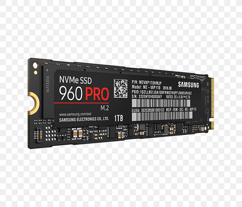 Samsung SSD 960 EVO NVMe M.2 Samsung 970 EVO NVMe M.2 Internal SSD MZ-V7E Samsung 860 EVO SSD Solid-state Drive, PNG, 700x700px, Solidstate Drive, Electronic Component, Electronics, Electronics Accessory, Flash Memory Download Free