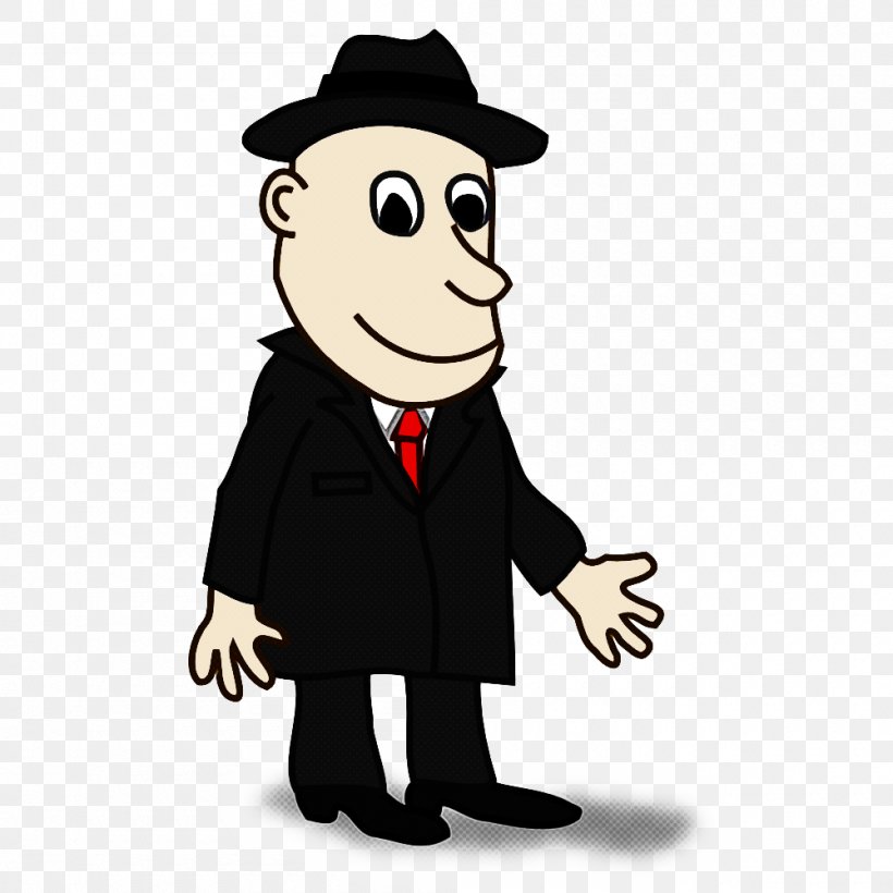 Cartoon Gentleman Smile Hat Pleased, PNG, 1000x1000px, Cartoon, Formal Wear, Gentleman, Hat, Pleased Download Free