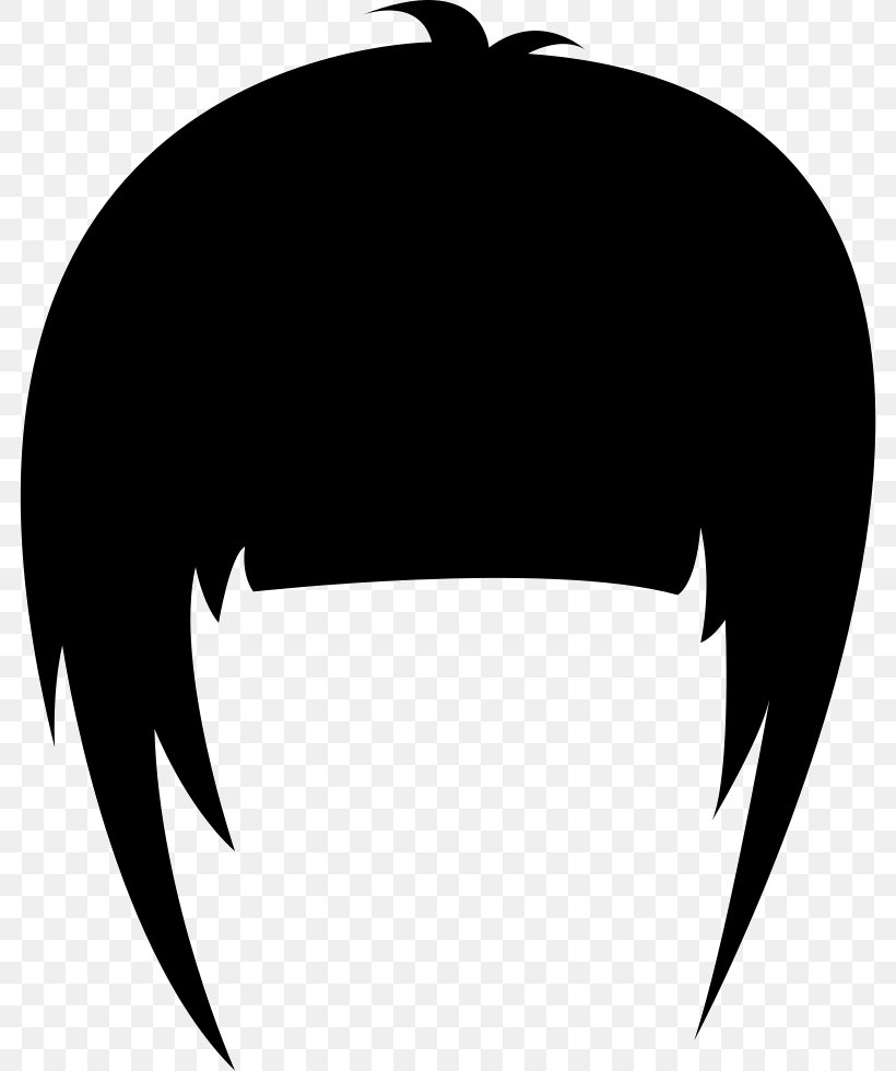 Wig Clip Art, PNG, 784x980px, Wig, Bangs, Beak, Black, Black And White Download Free