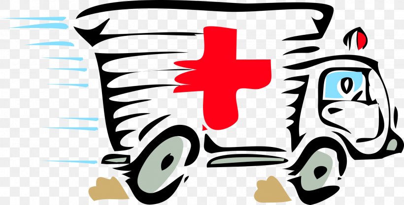 Ambulance Emergency Medical Technician Clip Art, PNG, 2400x1223px, Ambulance, Area, Brand, Emergency Medical Services, Emergency Medical Technician Download Free