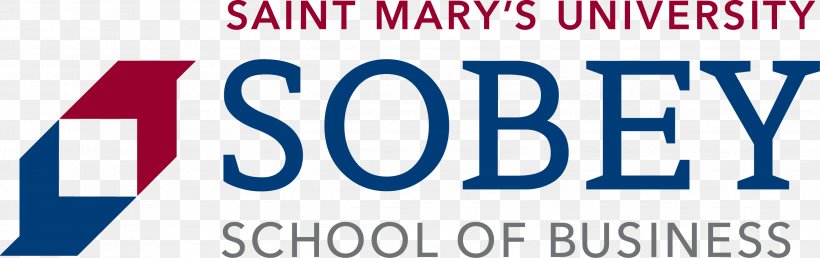 Sobey School Of Business Saint Mary's University Organization Logo Public Relations, PNG, 2689x847px, Organization, Advertising, Area, Banner, Blue Download Free