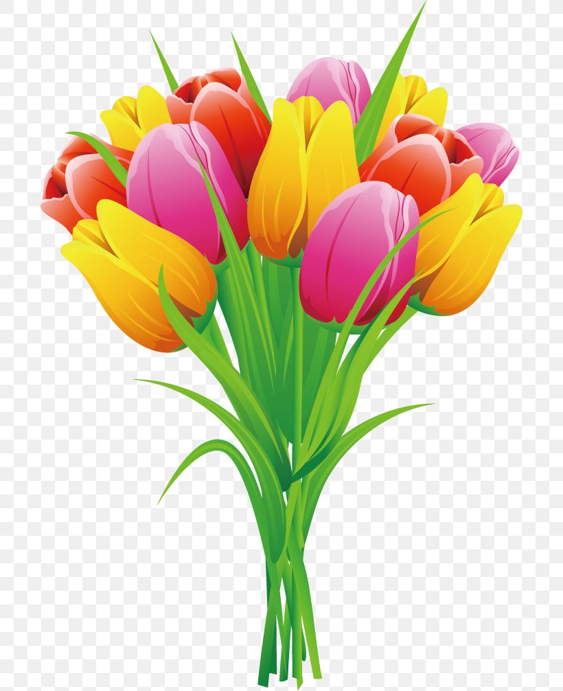 Tulip Flower Bouquet Clip Art, PNG, 702x1006px, Tulip, Art, Crocus, Cut Flowers, Floral Design Download Free