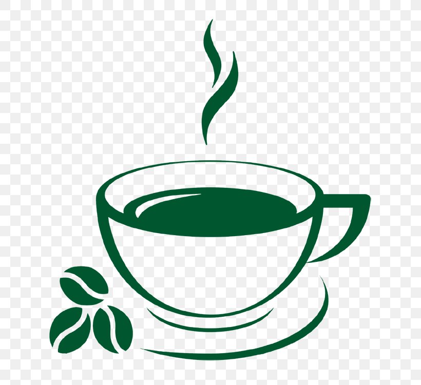 Coffee Cafe Green Tea Espresso, PNG, 750x750px, Coffee, Artwork, Cafe, Coffee Bean, Coffee Cup Download Free