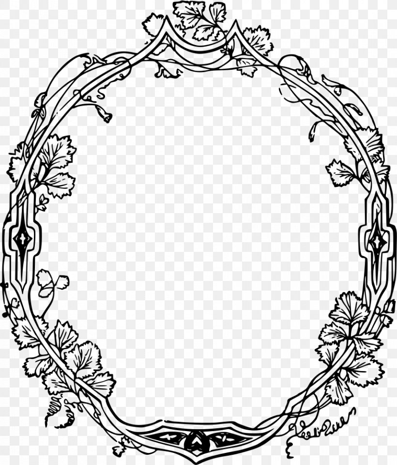 Decorative Borders, PNG, 854x1000px, Borders And Frames, Coloring Book, Drawing, Line Art, Ornament Download Free