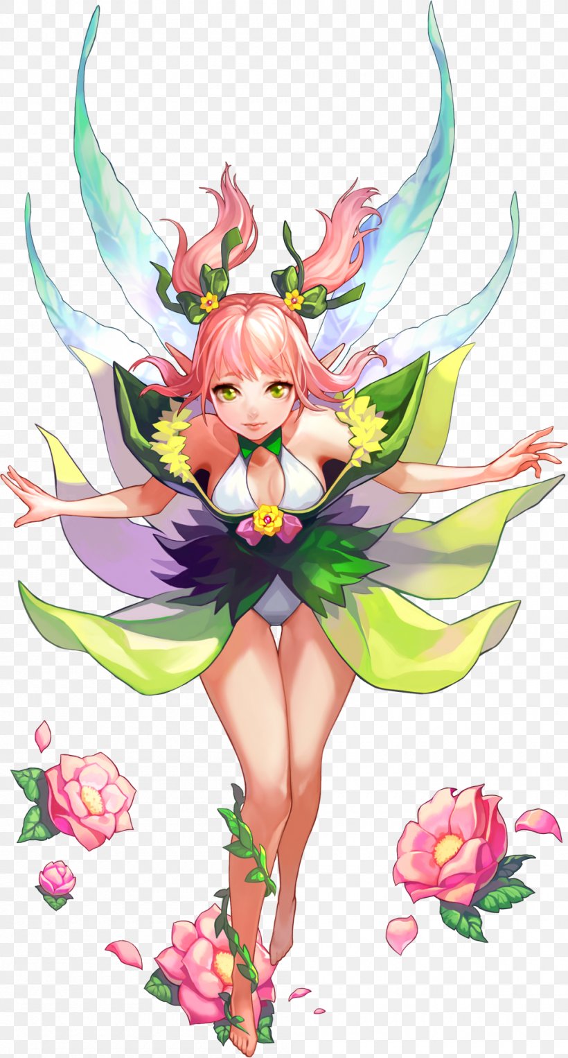 Fairy Flight Cosplay 스파이럴 캣츠 Game, PNG, 1000x1861px, Watercolor, Cartoon, Flower, Frame, Heart Download Free