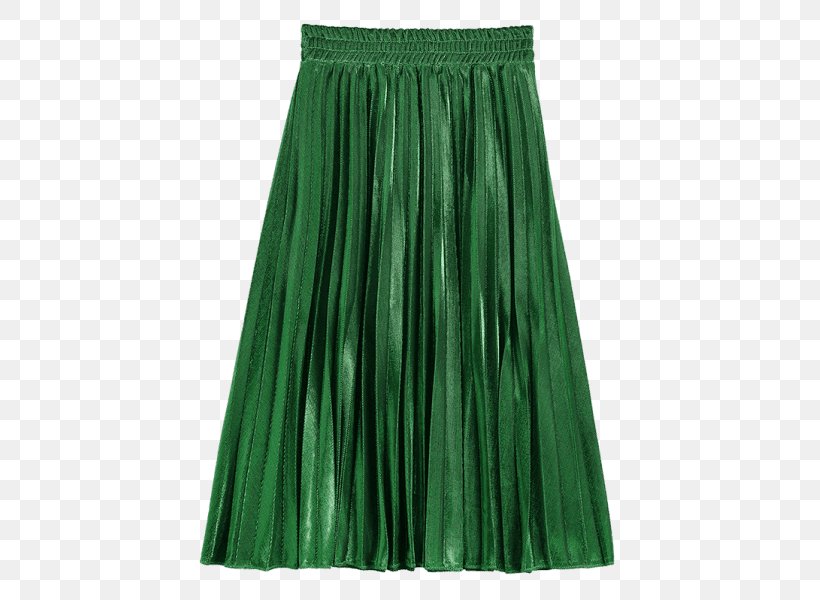 Green Skirt Metallic Color Pleat, PNG, 451x600px, Green, Active Shorts, Blue, Color, Day Dress Download Free