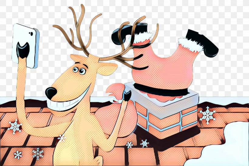 Reindeer Cartoon, PNG, 2508x1671px, Reindeer, Animation, Behavior, Cartoon, Character Download Free