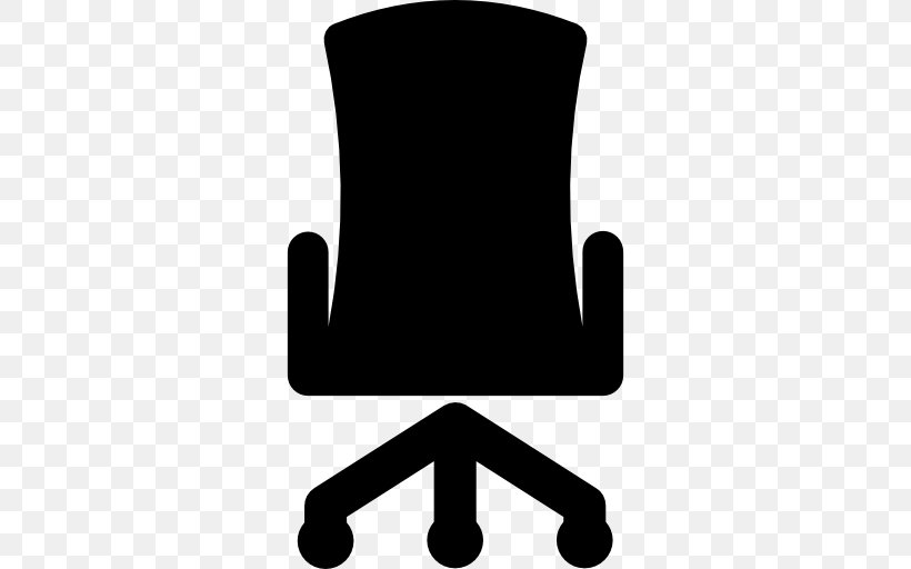 Swivel Chair Seat Font Awesome, PNG, 512x512px, Swivel Chair, Black, Black And White, Chair, Font Awesome Download Free