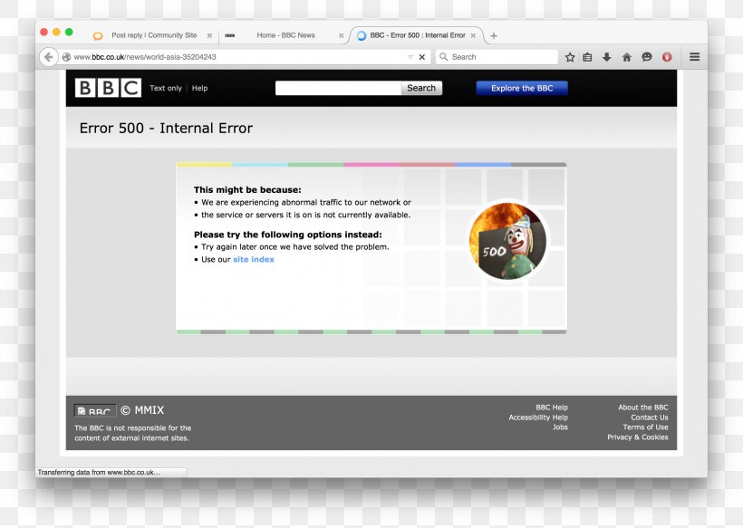 BBC Computer Program Web Page Denial-of-service Attack, PNG, 2368x1684px, Bbc, Bbc Online, Brand, Computer, Computer Program Download Free