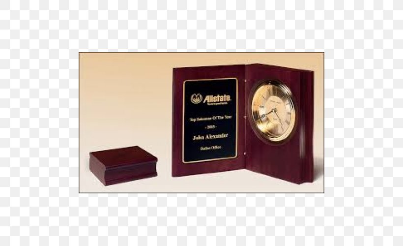 Clock Commemorative Plaque Award Rosewood Engraving, PNG, 500x500px, Clock, Award, Book, Box, Commemorative Plaque Download Free