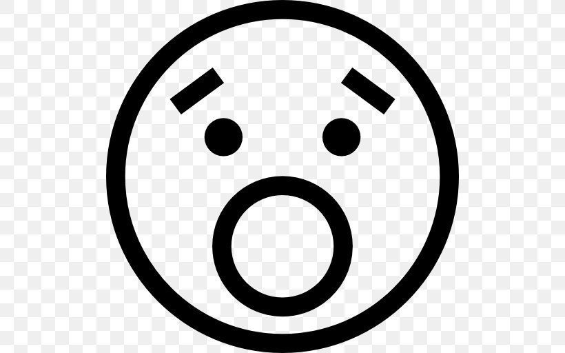 Emoticon Smiley Happiness, PNG, 512x512px, Emoticon, Area, Black And White, Facial Expression, Gesture Download Free